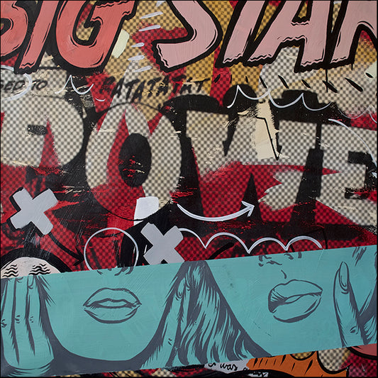 DANMON137924 Bigstarmaybe, by Dan Monteavaro, available in multiple sizes