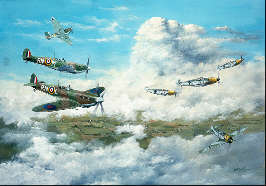 DDFA 10193 Figher Planes WW2 Supermarine Spitfire, available in multiple sizes