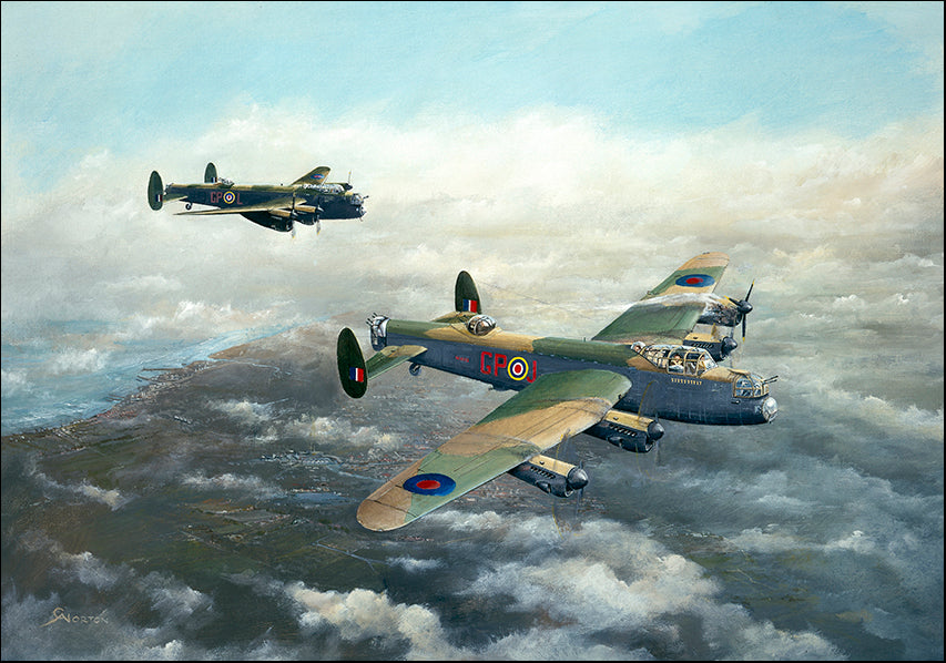 DDFA 10194 Avro Lancaster Bomber WW2, available in multiple sizes