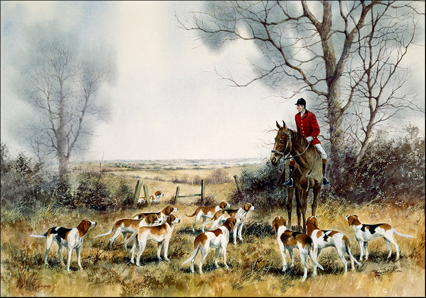 DDFA 1404 Hunting Hounds Dogs 1, available in multiple sizes