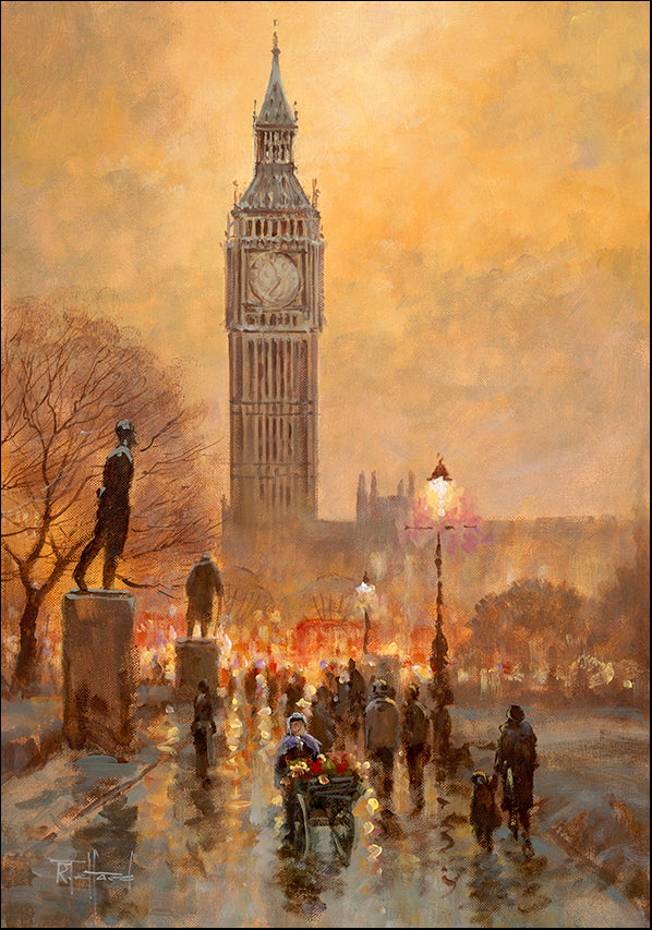 DDFA 9191 English Street Scene, available in multiple sizes - Chamton