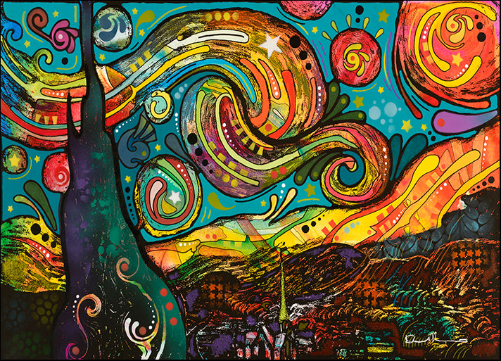 DEAEXL124521 Starry Night, by Dean Russo- Exclusive, available in multiple sizes
