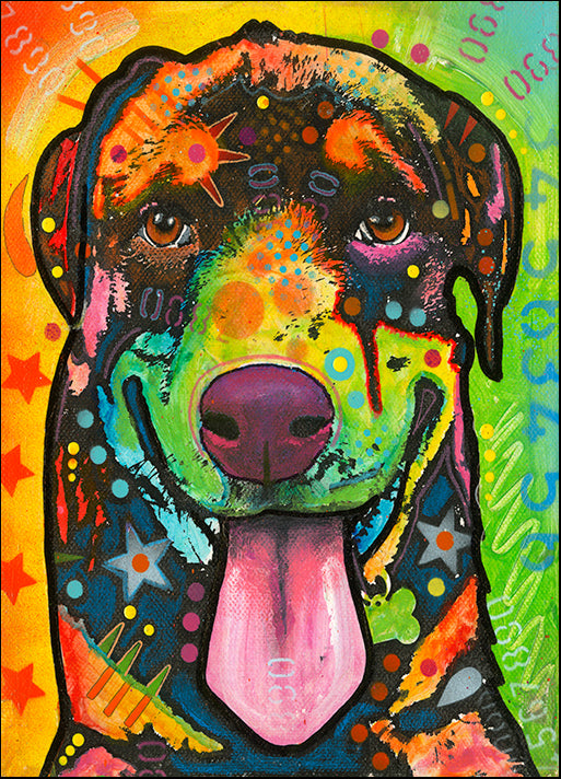 DEAEXL138363 Rottie Pup, by Dean Russo- Exclusive, available in multiple sizes