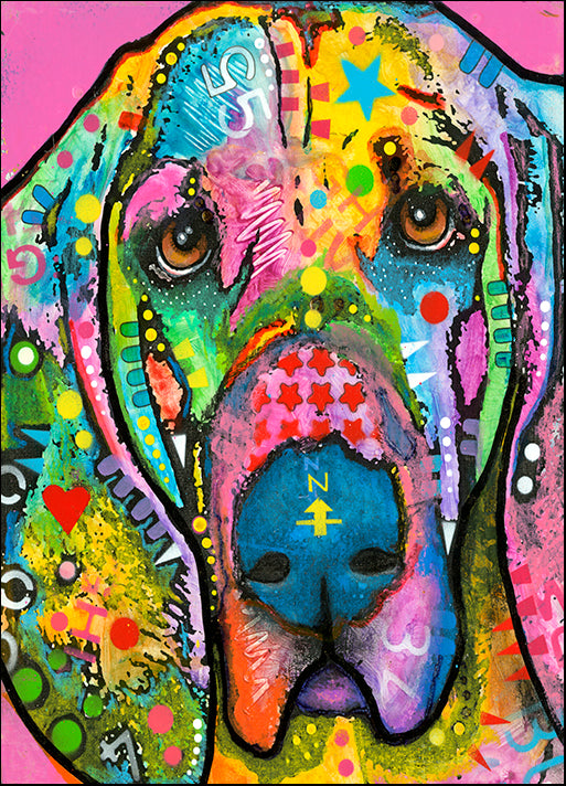 DEAEXL138371 Bloodhound, by Dean Russo- Exclusive, available in multiple sizes - Chamton