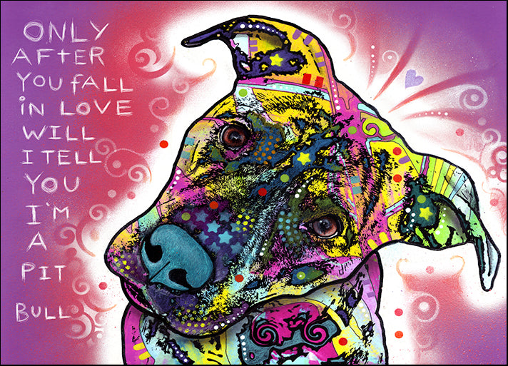 DEARUS118453 I'm a Pit Bull, by Dean Russo, available in multiple sizes