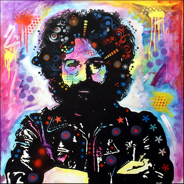 DEARUS118546 Jerry Garcia, by Dean Russo, available in multiple sizes