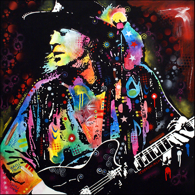DEARUS118558 Stevie Ray Vaughan, by Dean Russo, available in multiple sizes