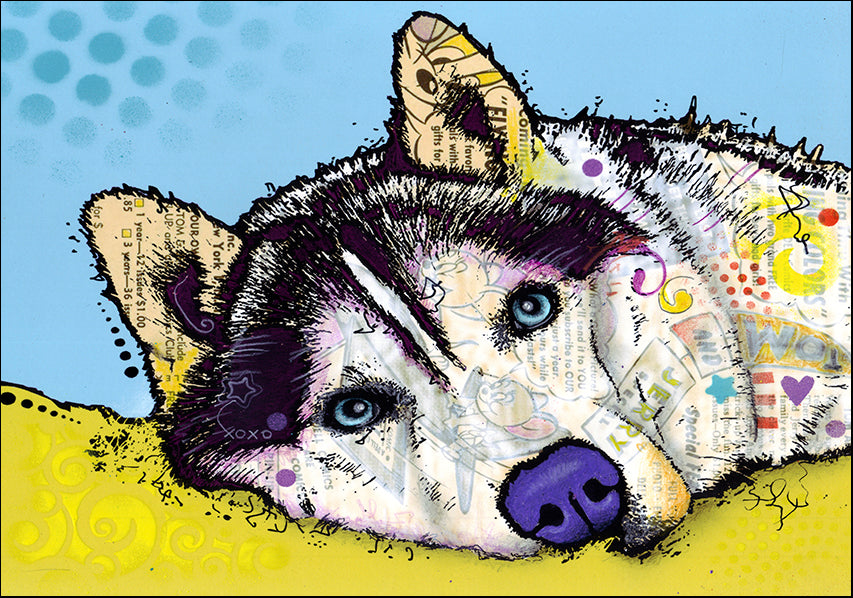 DEARUS120296 Siberian Husky, available in multiple sizes - Chamton