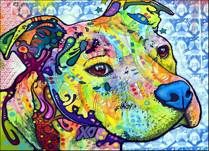 DEARUS120814 Thoughtful Pit Bull This Years Love 2013 Part 2, by Dean Russo, available in multiple sizes