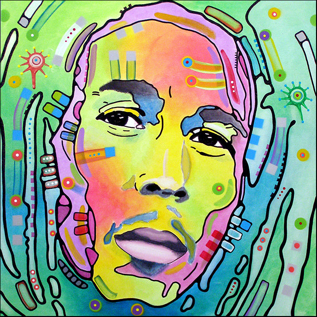 DEARUS120826 Reggae legend Bob Marley, available in multiple sizes