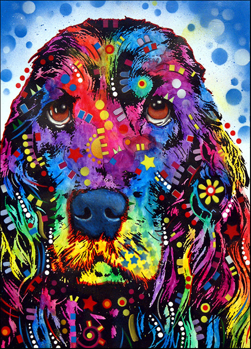 DEARUS125244 Cocker Spaniel, by Dean Russo, available in multiple sizes