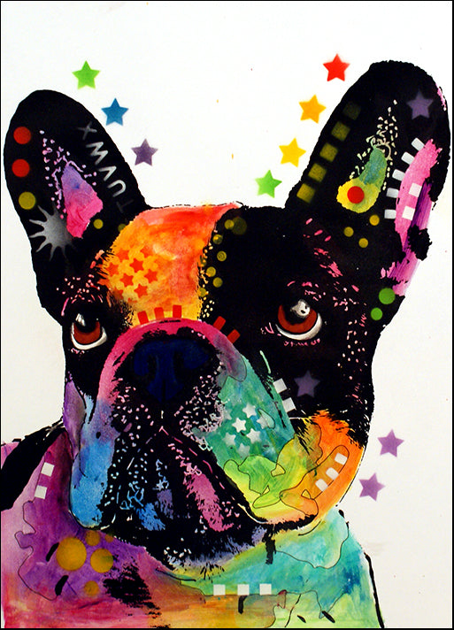 DEARUS125250 French Bulldog, by Dean Russo, available in multiple sizes