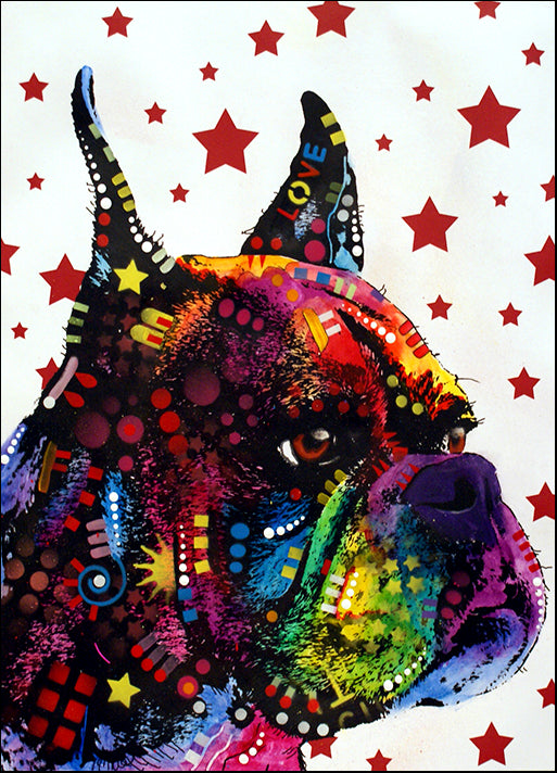DEARUS125263 Profile Boxer, by Dean Russo, available in multiple sizes