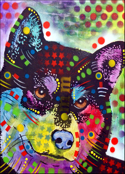 DEARUS125268 Shiba Inu, by Dean Russo, available in multiple sizes