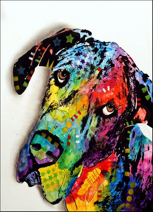 DEARUS125272 Tilted Dane, by Dean Russo, available in multiple sizes