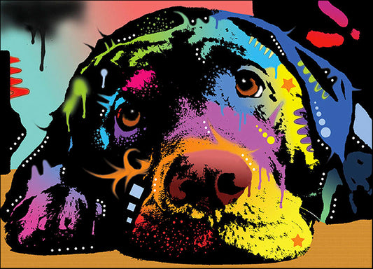 DEARUS137917 Lying Lab, by Dean Russo, available in multiple sizes