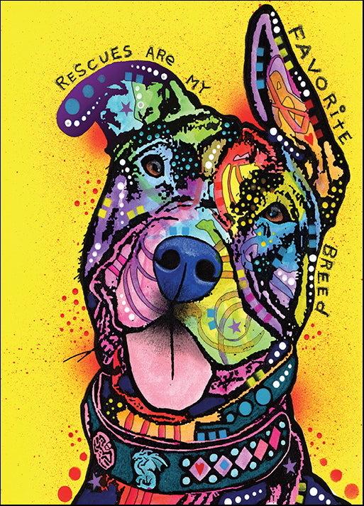 DEARUS142803 My Favorite Breed, by Dean Russo, available in multiple sizes