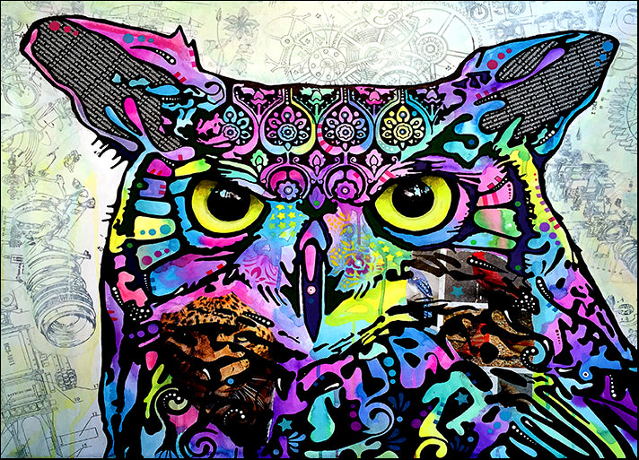 DEARUS142804 The Owl, by Dean Russo, available in multiple sizes