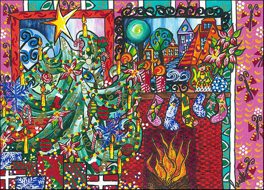 DEBPUR140436 Holiday Blessings, by Debra Denise Purcell, available in multiple sizes