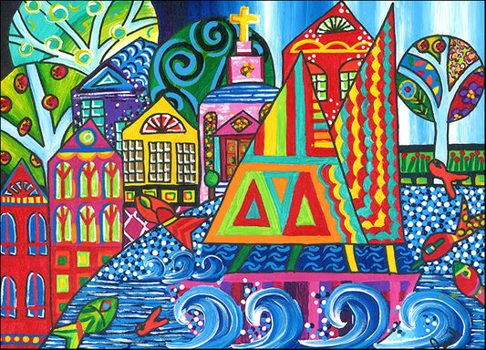 DEBPUR140437 Jump, by Debra Denise Purcell, available in multiple sizes - Chamton