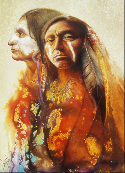 DENLUN14983 Portrait Of A Warrior, by Denton Lund, available in multiple sizes