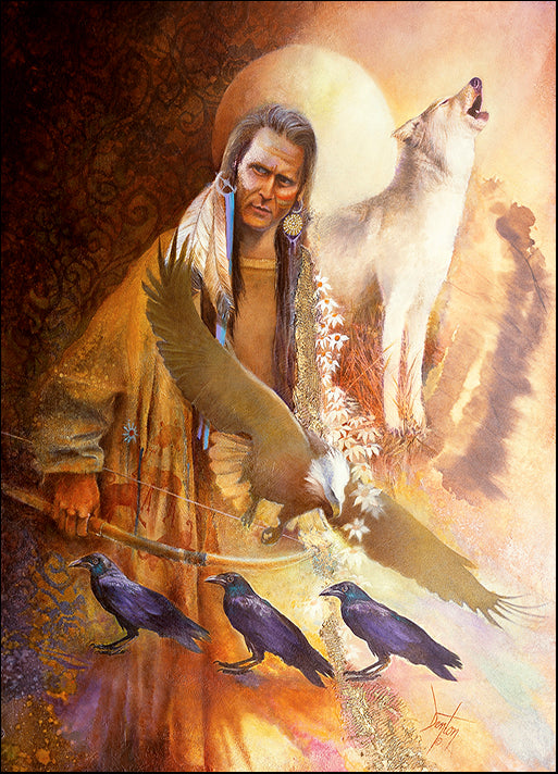 DENLUN35413 Night Of The Ravens, by Denton Lund, available in multiple sizes - Chamton