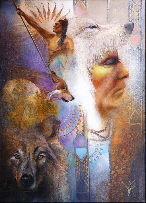 DENLUN35414 Vision Of The Wolf, by Denton Lund, available in multiple sizes