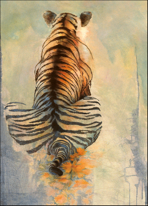 DENLUN64721 Meditating Tiger, by Denton Lund, available in multiple sizes