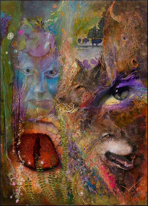 DENLUN72669 The All Seeing Eye Of Creation, by Denton Lund, available in multiple sizes - Chamton