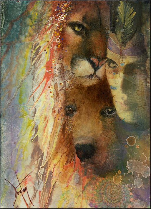 DENLUN74922 Shared Spirits, by Denton Lund, available in multiple sizes