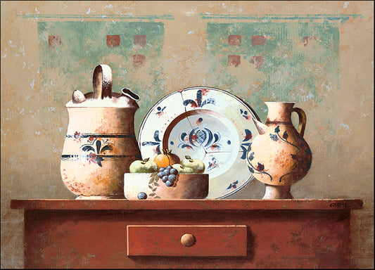 DP-112921 Still Life With Fruit ll, by Coral available in multiple sizes - Chamton