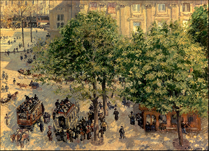 DP-113458 Place Due Theatre Francais, 1898, by Camille Pissarro available in multiple sizes