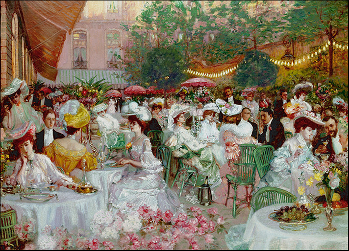 DP-11633 Le Diner A' L'Hotel Ritz, by Pierre-Georges Jeanniot available in multiple sizes