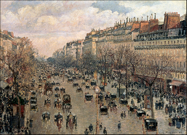 DP-119373 Boulevard Montmartre, Afternoon Sun, 1897, by Camille Pissarro available in multiple sizes