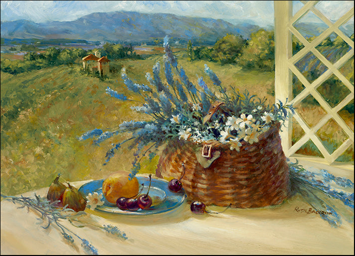 DP-125089 Lavender Basket, by Ruth Baderian available in multiple sizes