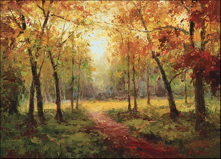 DP-132543 A Beautiful Walk in the Fall, by Weber, available in multiple sizes