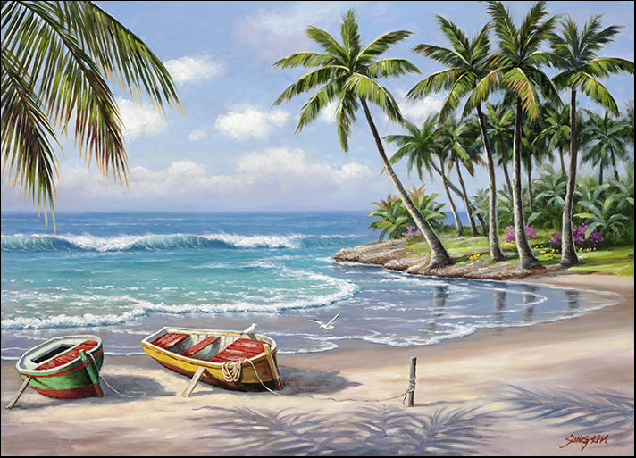 DP-134457 Tropical Bay, by Sung Kim, available in multiple sizes