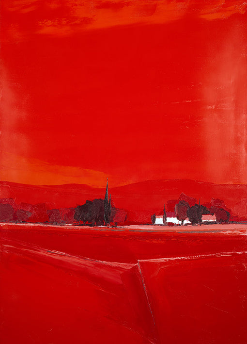 75291 Paysage dans le Rouge, by Demagny, available in multiple sizes