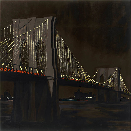 88985 Brooklyn Bridge Night, by Dimond, available in multiple sizes