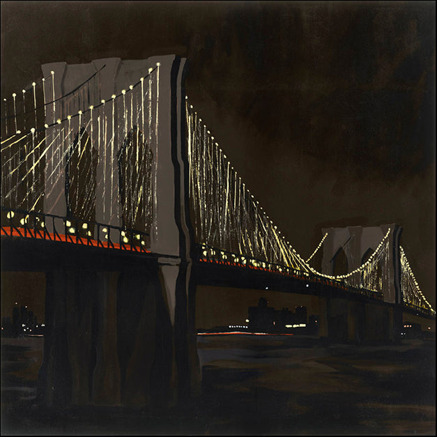 88985 Brooklyn Bridge Night, by Dimond, available in multiple sizes