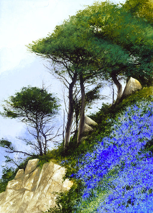 99183 Blue Cliffs, by Dominguez M, available in multiple sizes