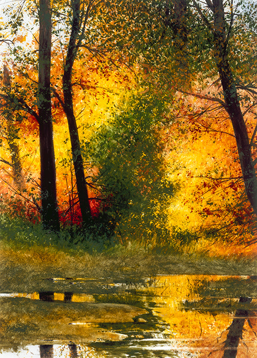 99189 Autumn Pond, by Dominguez M, available in multiple sizes