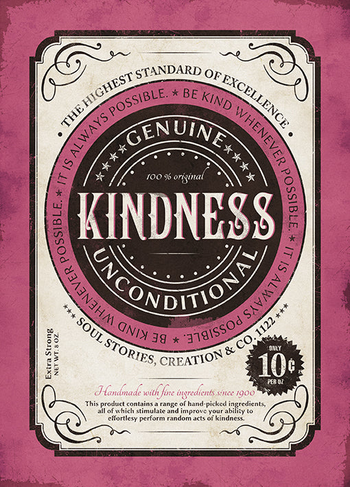 EK1018 Kindness, available in multiple sizes
