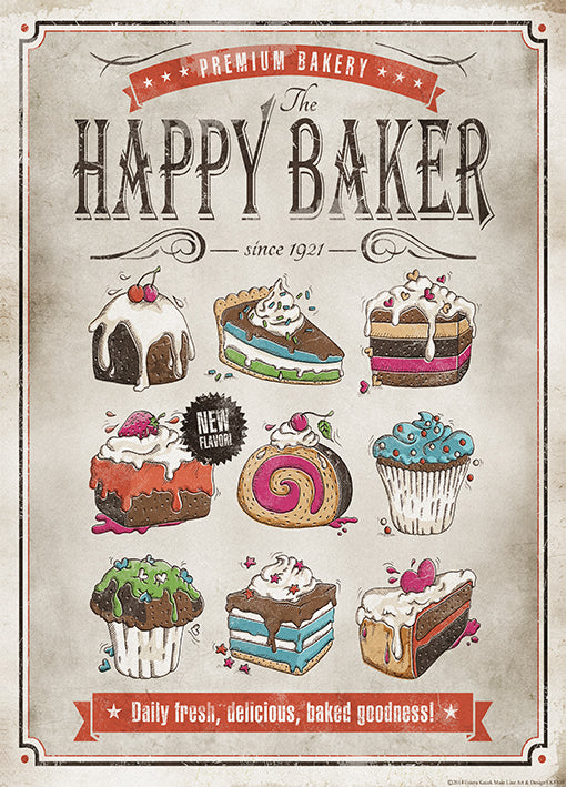 EK1039 The Happy Baker, available in multiple sizes - Chamton