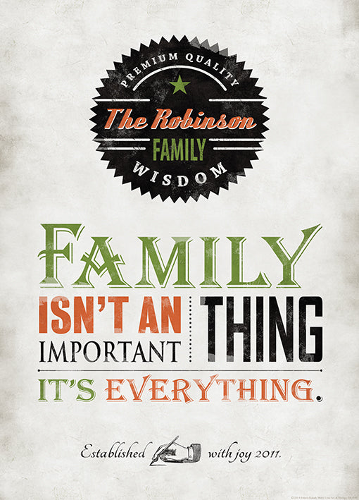 EK1046 Family Wisdom, available in multiple sizes