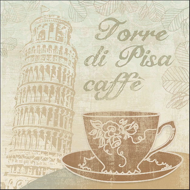 ERICLA112506 Caffe Pisa, by Erin Clark, available in multiple sizes