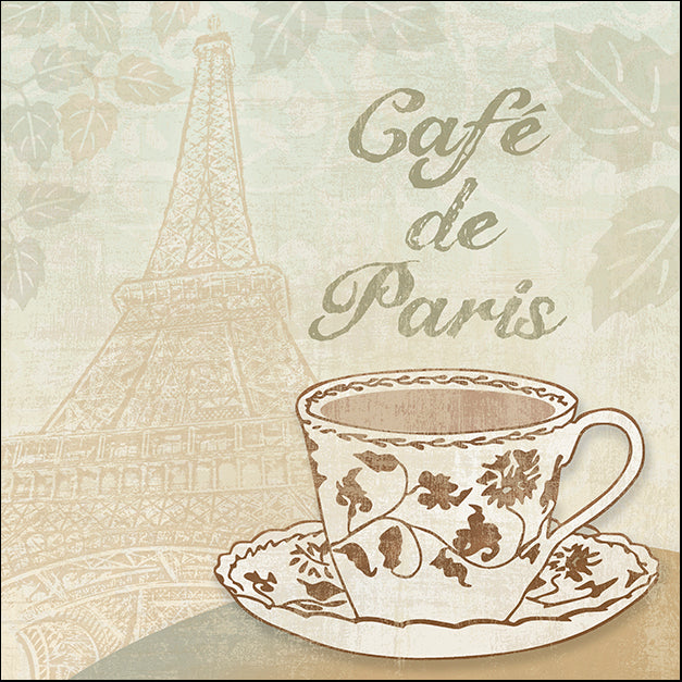 ERICLA112508 Cafe de Paris, by Erin Clark, available in multiple sizes