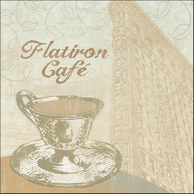 ERICLA112509 Flatiron Cafe, by Erin Clark, available in multiple sizes