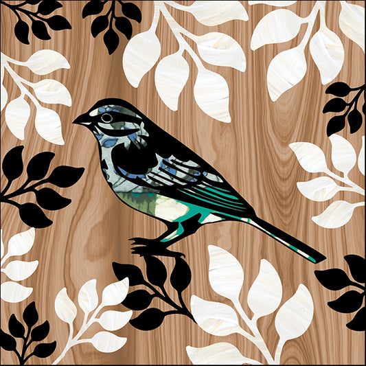 ERICLA113632 Bird Patchwork I, by Erin Clark, available in multiple sizes