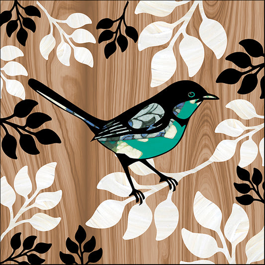 ERICLA113633 Bird Patchwork II, by Erin Clark, available in multiple sizes